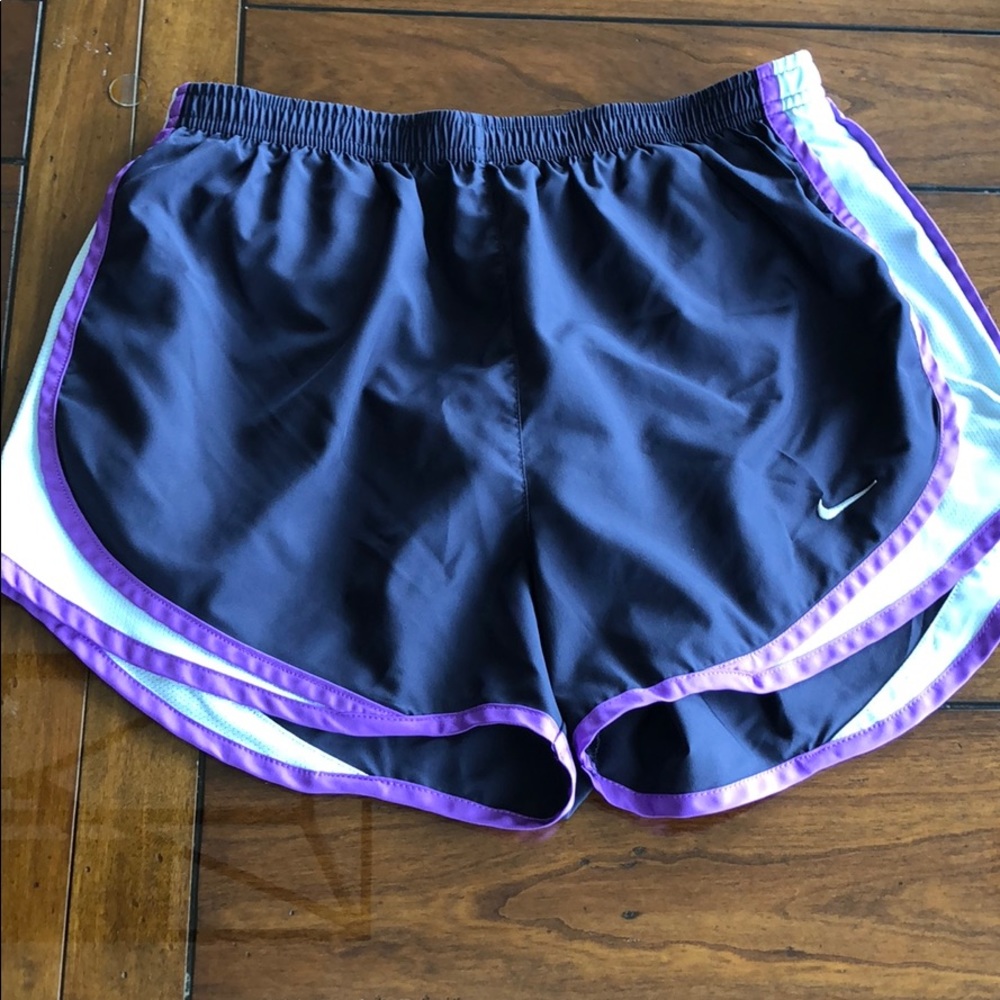 Nike DriFit Gray and Purple Shorts